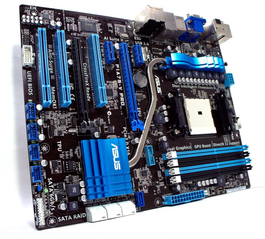 ASUS F1A75-V PRO FM1 AMD A75 ATX Motherboard HDMI DP USB UEFI SATA RAID GIGABIT